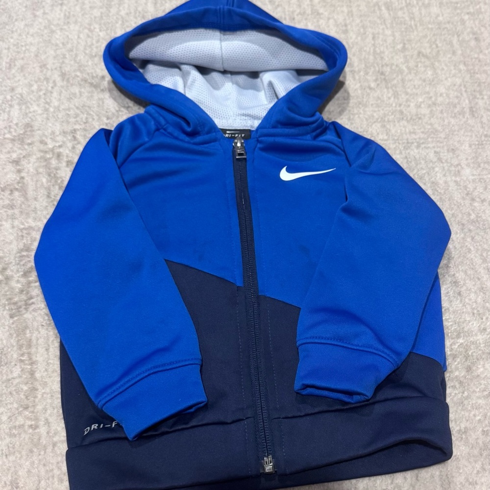 Nike Kids Royal Blue and Navy Hoodie